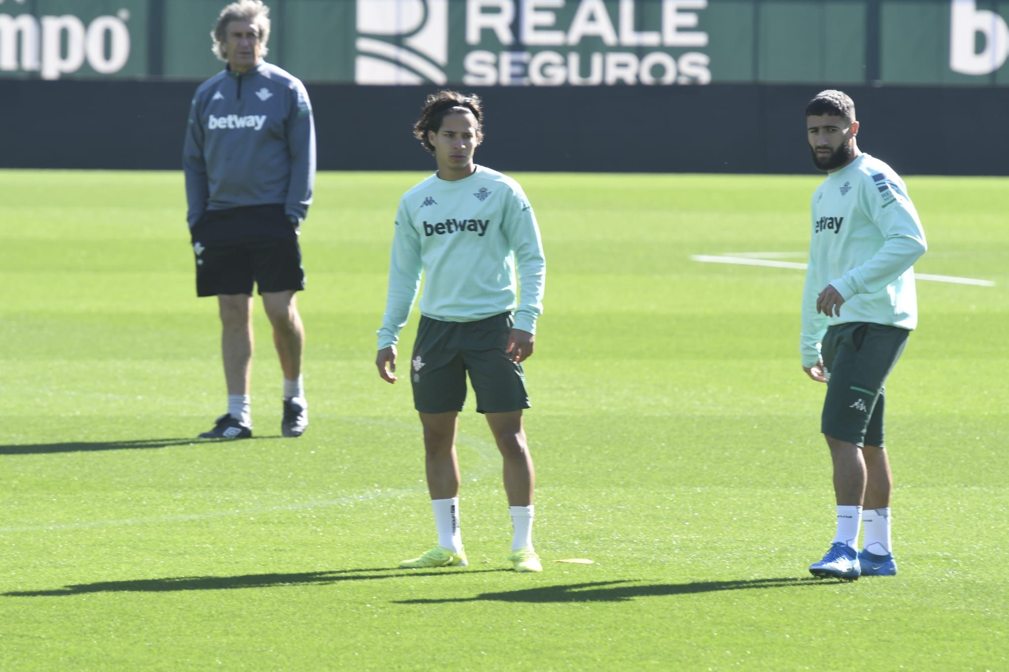  Diego Lainez en un entrenamiento (foto: Kiko Hurtado).