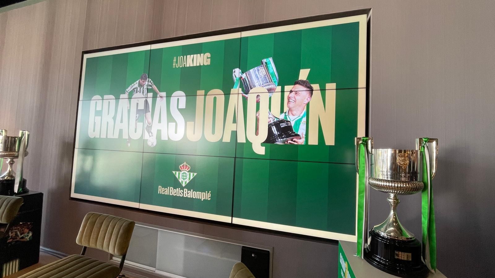 El cartel del acto de Joaquín