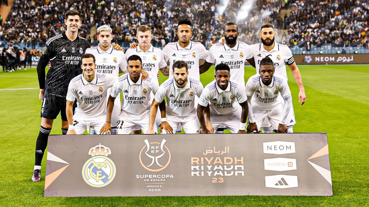  El once del Real Madrid ante el Valencia.
