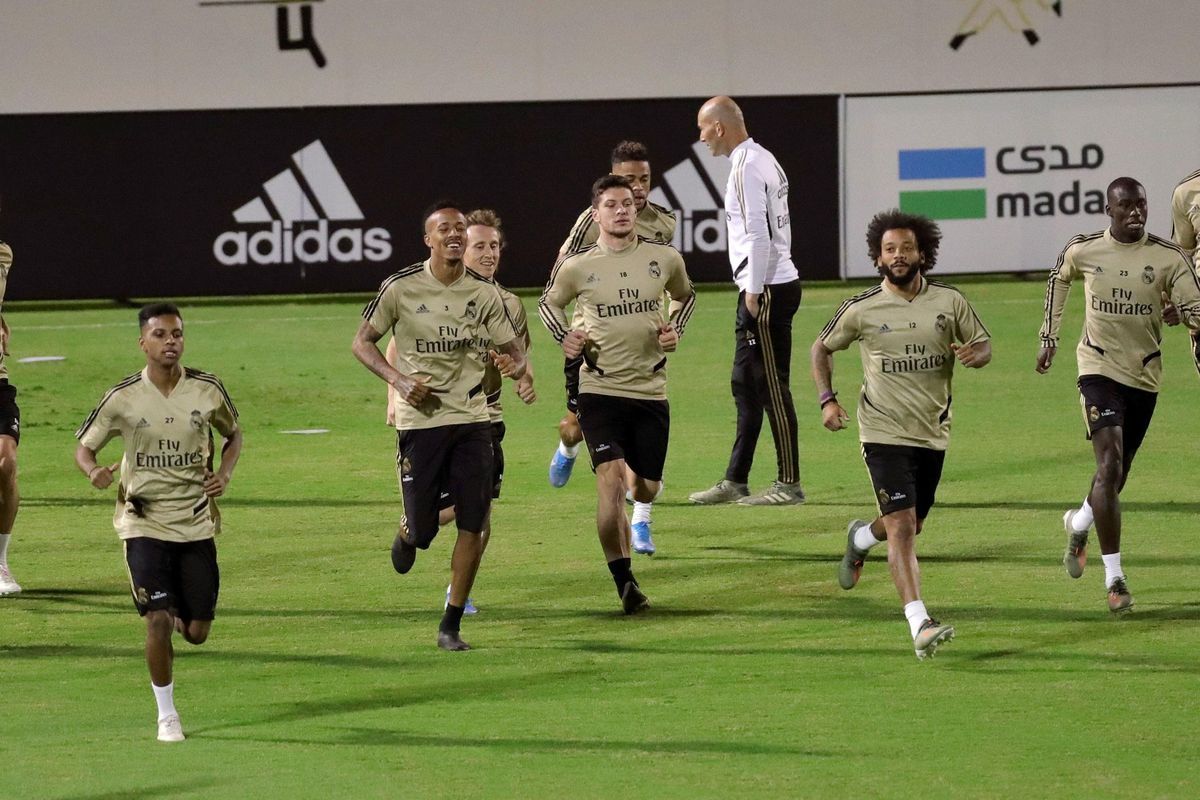  Entrenamiento del Real Madrid.
