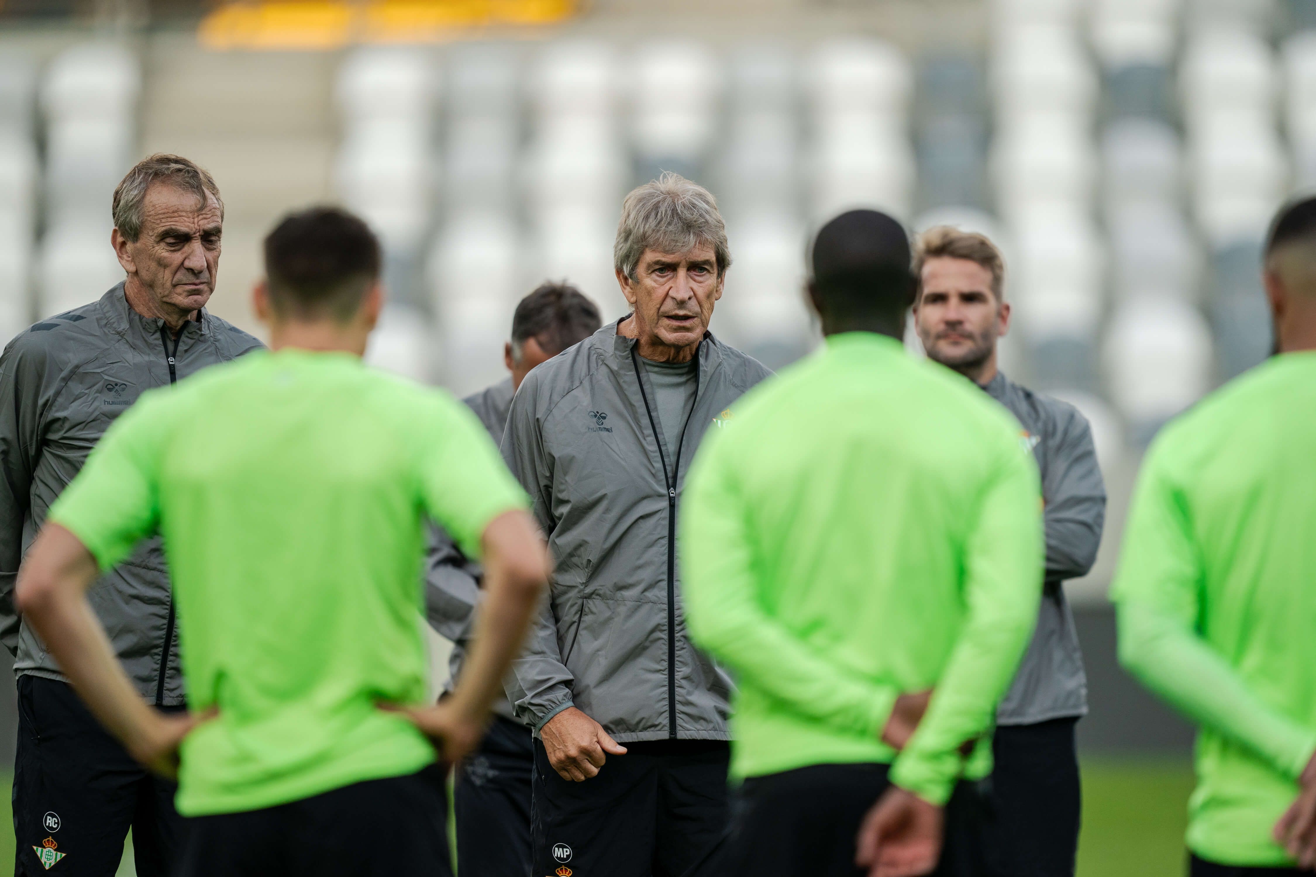  Manuel Pellegrini, entrenador del Real Betis.