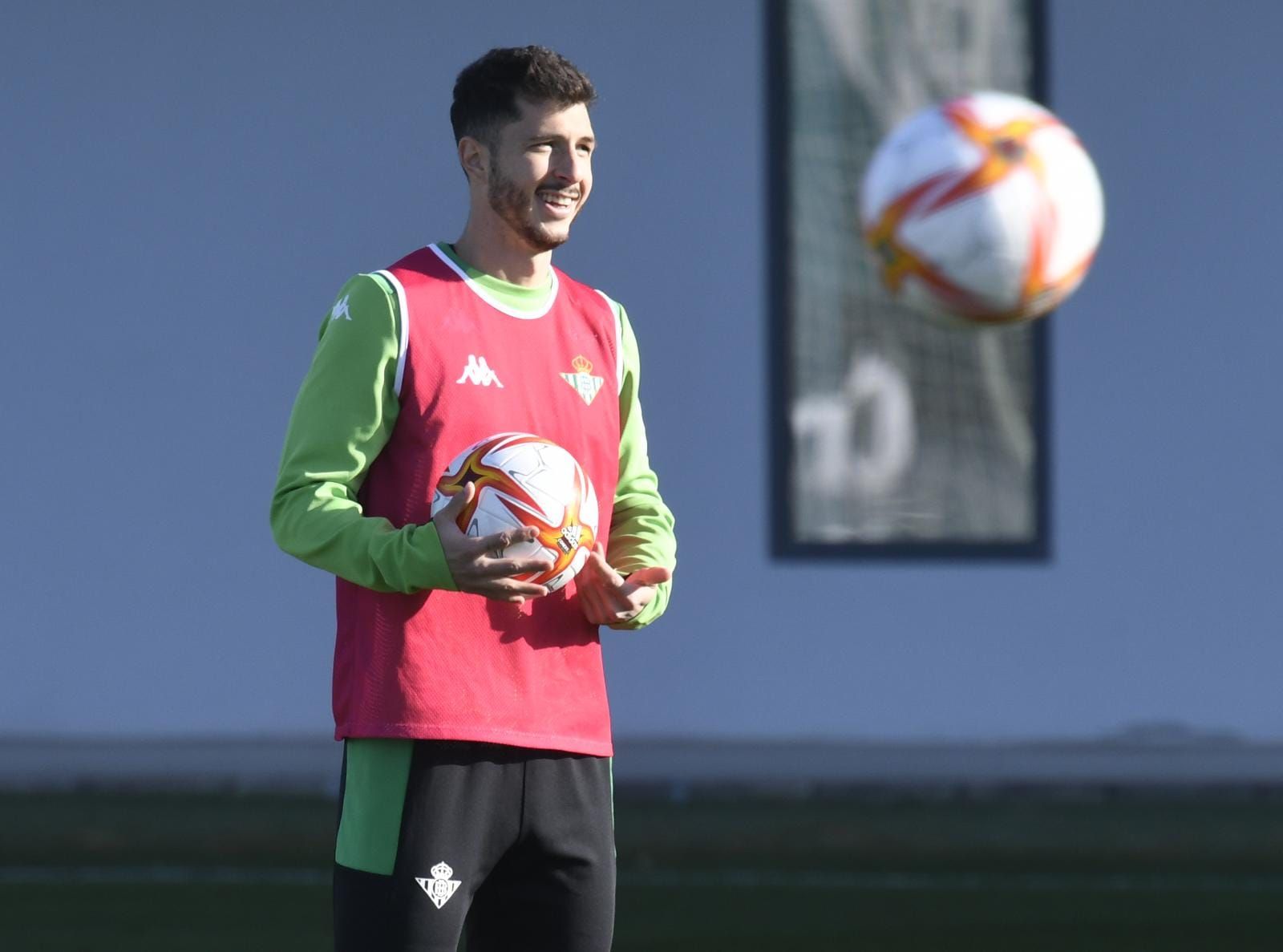  Guido Rodríguez, en el entrenamiento de este viernes.