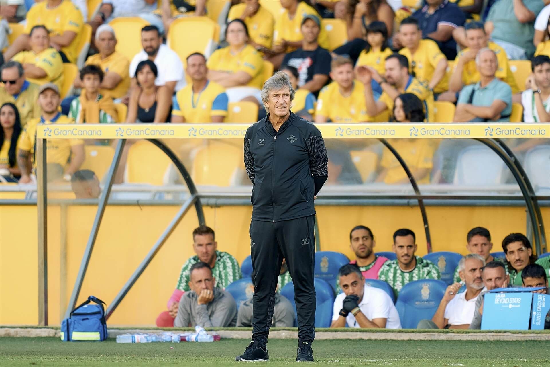 Manuel Pellegrini, en el duelo contra Las Palmas.
