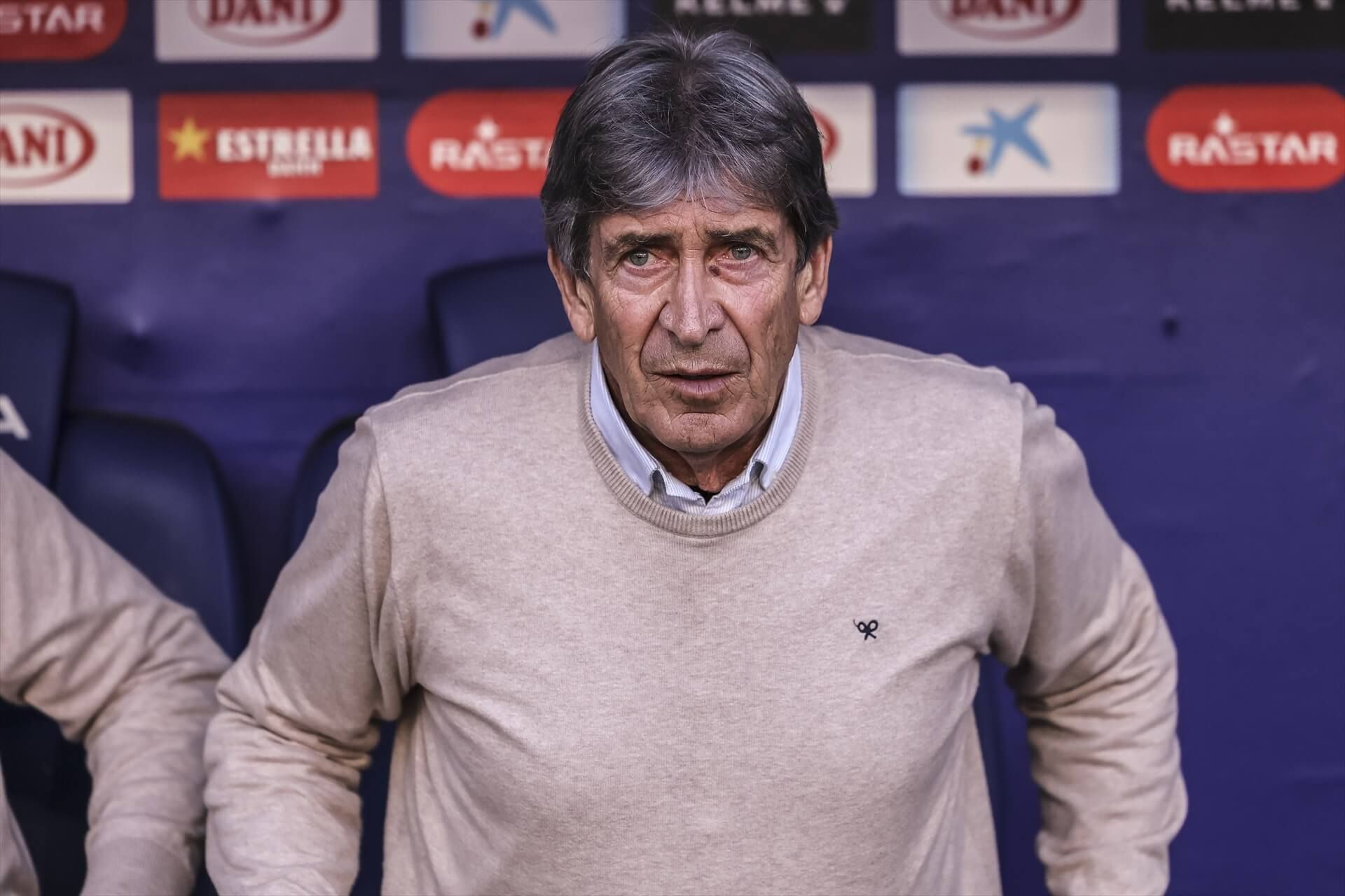 Manuel Pellegrini, en el Espanyol-Betis.