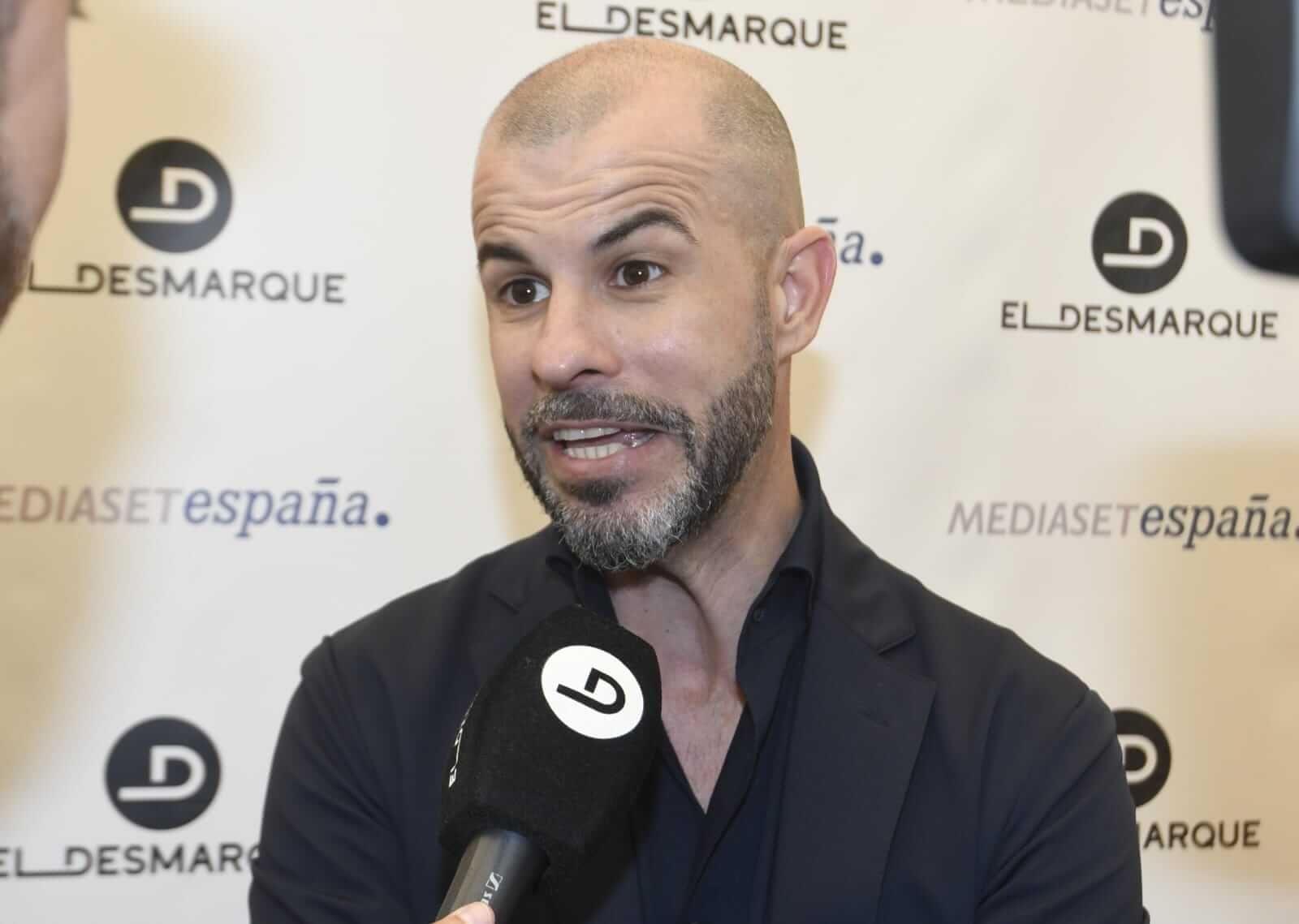 Manu Fajardo, con ElDesmarque en la Feria de Sevilla.