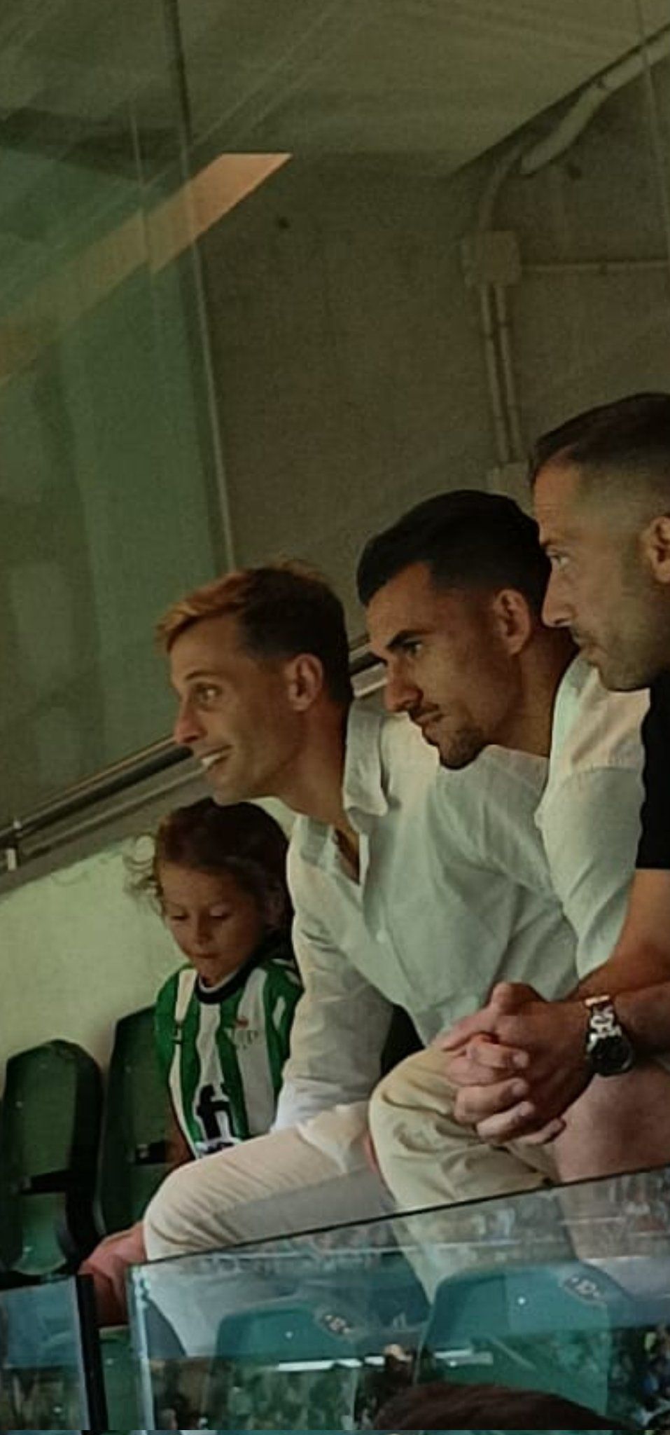  Dani Ceballos y Canales en el Benito Villamarín
