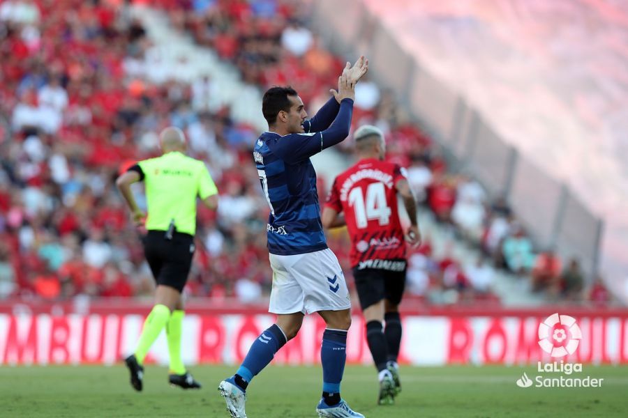  Juanmi Jiménez durante el partido.
