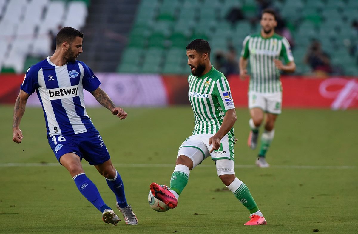 Fekir, en el Betis - Alavés.