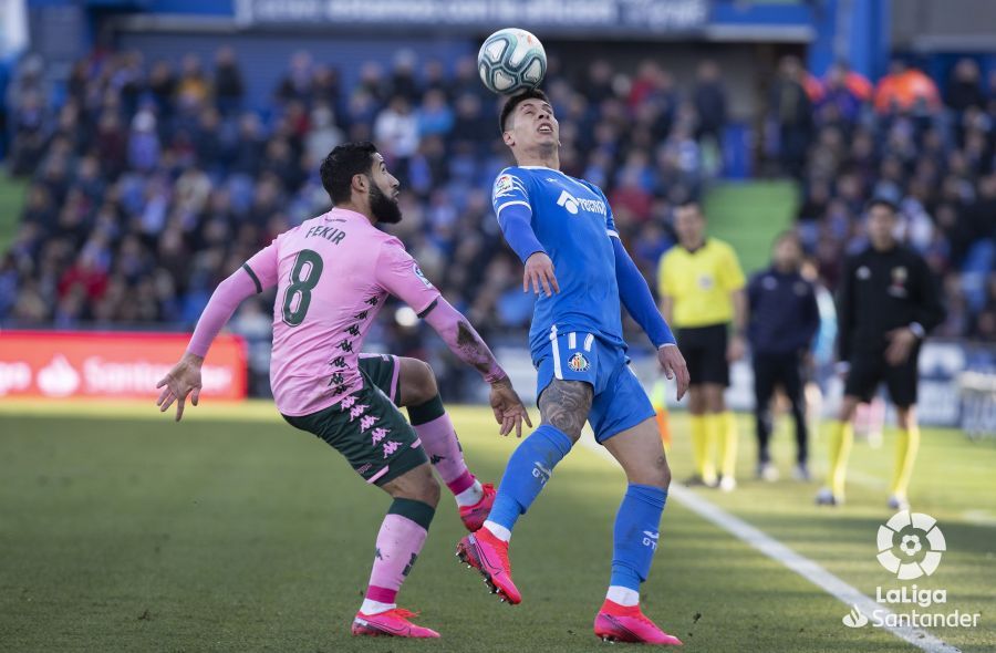  Fekir, en el partido ante el Getafe.
