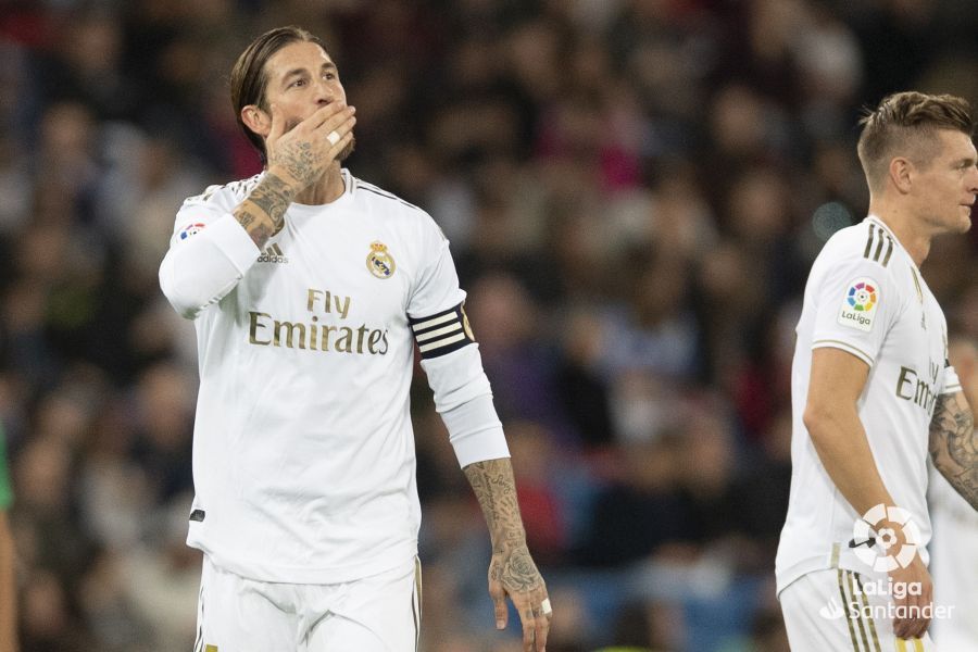  Ramos, celebrando su tanto de penalti.