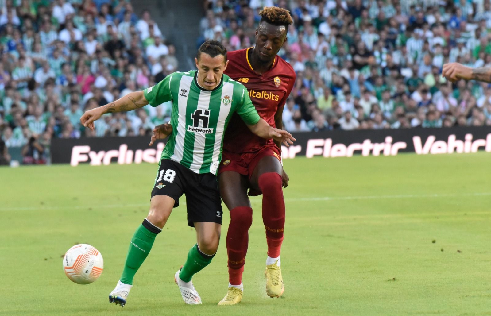 Guardado, ante la Roma.