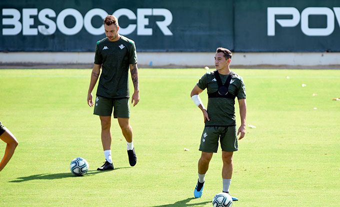  Guardado, en un entrenamiento.