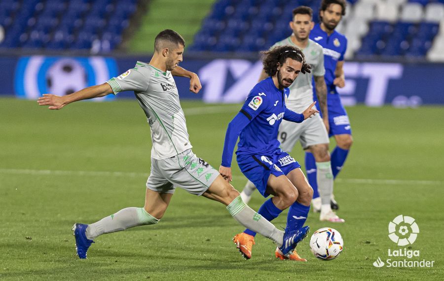  Guido, ante el Getafe.