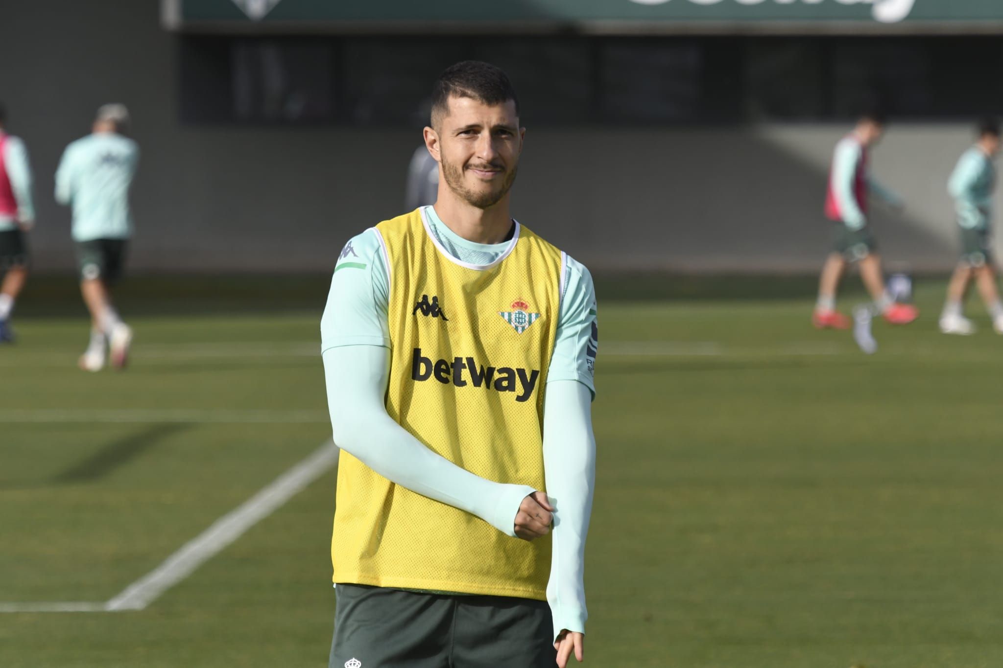  Guido Rodríguez, en el entrenamiento.