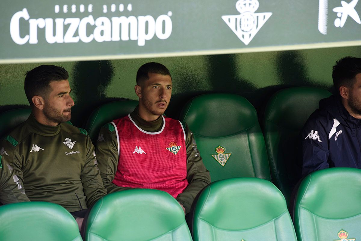 Guido Rodríguez, en el Villamarín.