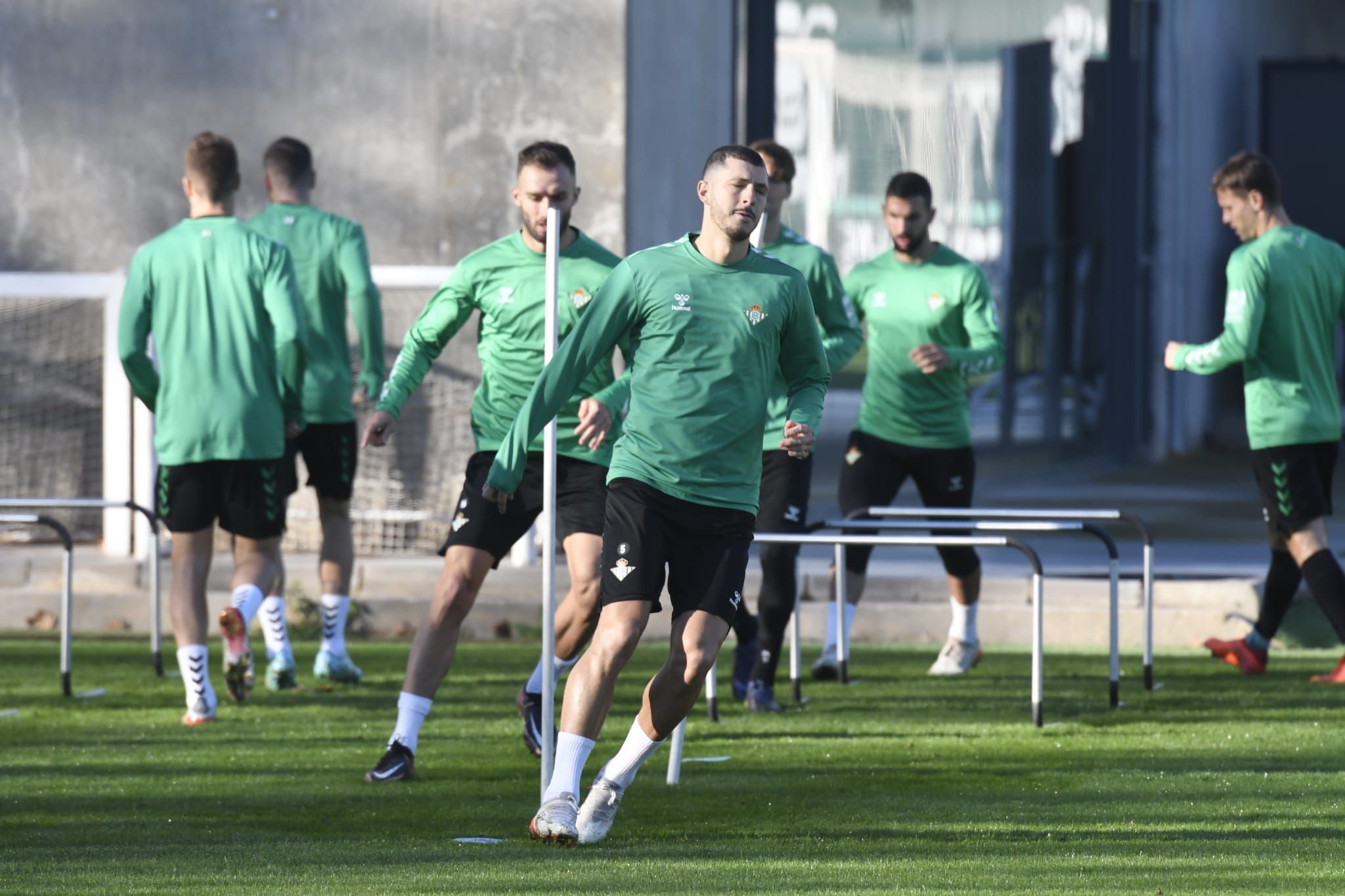  Guido y Pezzella, en el entrenamiento