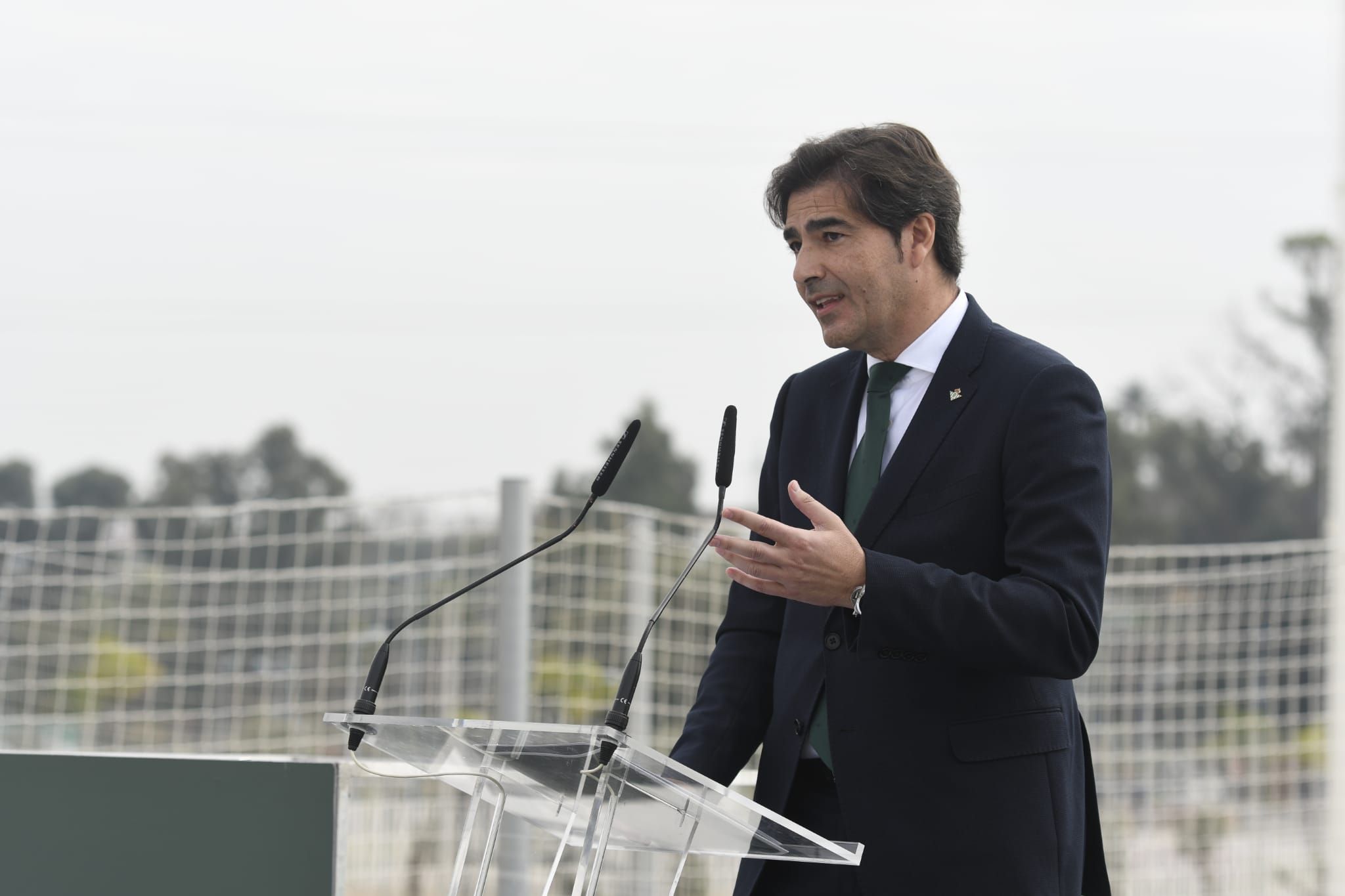  Ángel Haro, en la inauguración de la Ciudad Deportiva Rafael Gordillo.