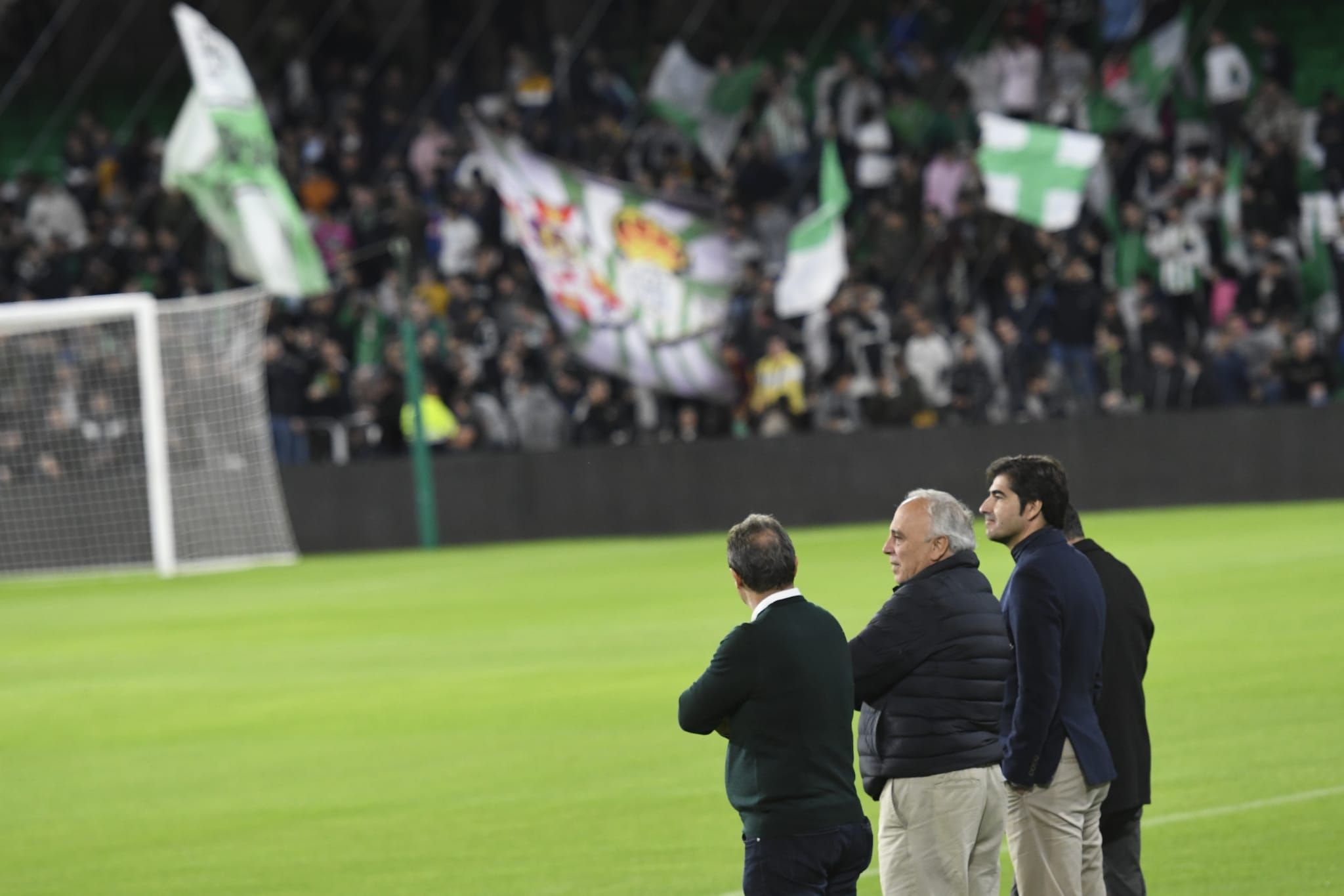 Ángel Haro, durante un entrenamiento a puerta abierta del Betis.
