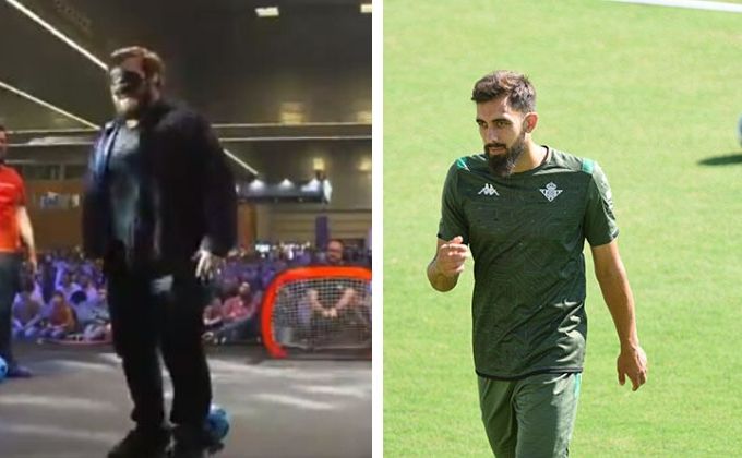  Ibai Llanos y Borja Iglesias.