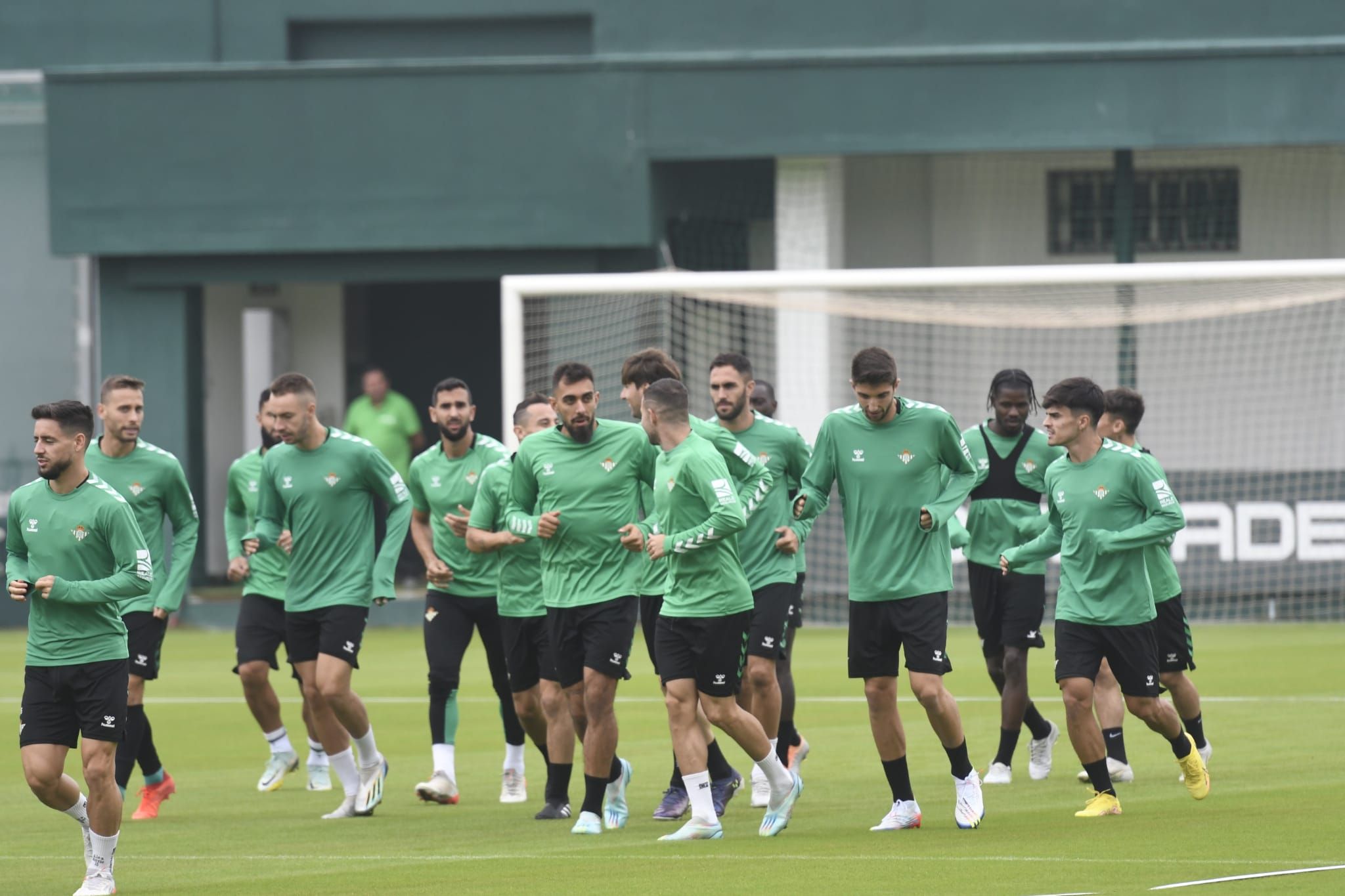  Imagen del entrenamiento del Betis