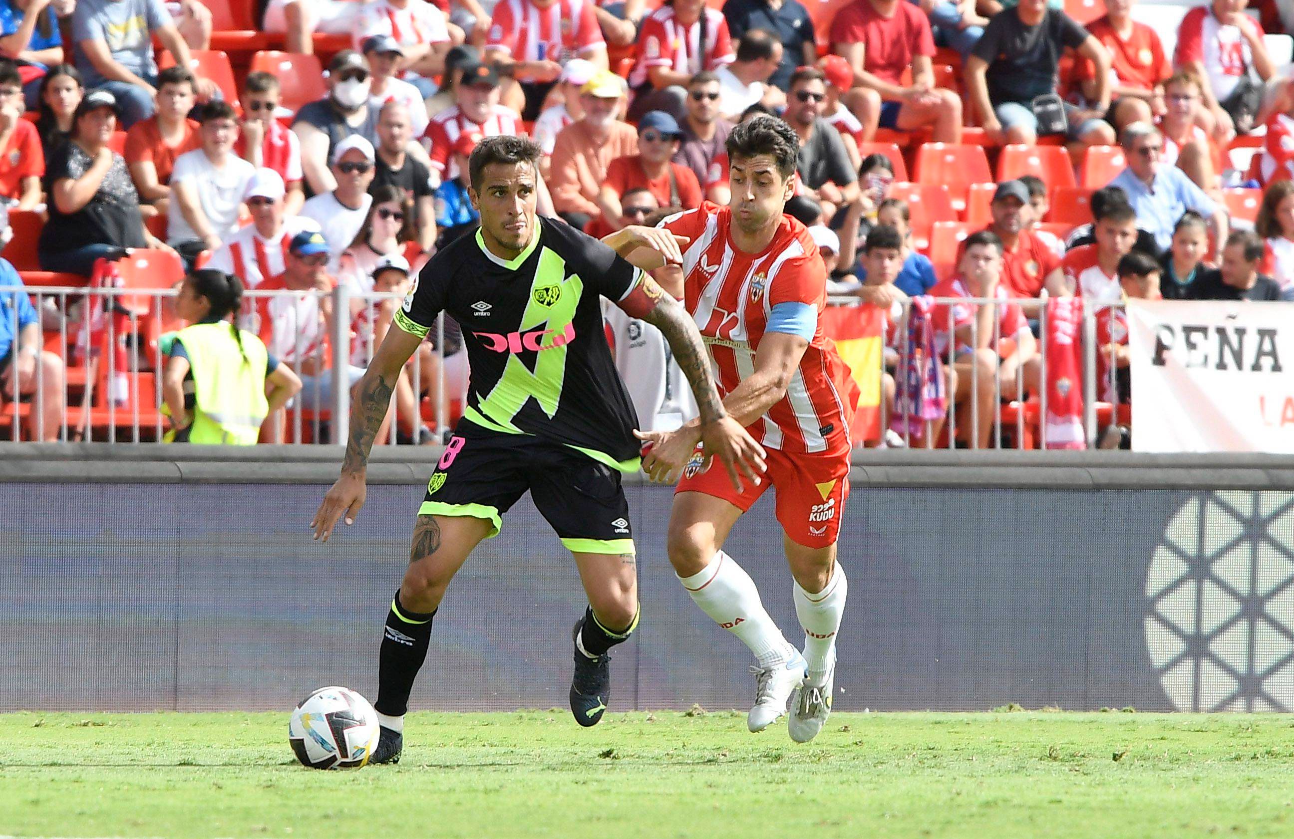  César de la Hoz, en el Almería-Rayo.