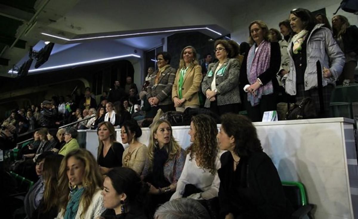  Isabel Simó presidió el palco del Villamarín