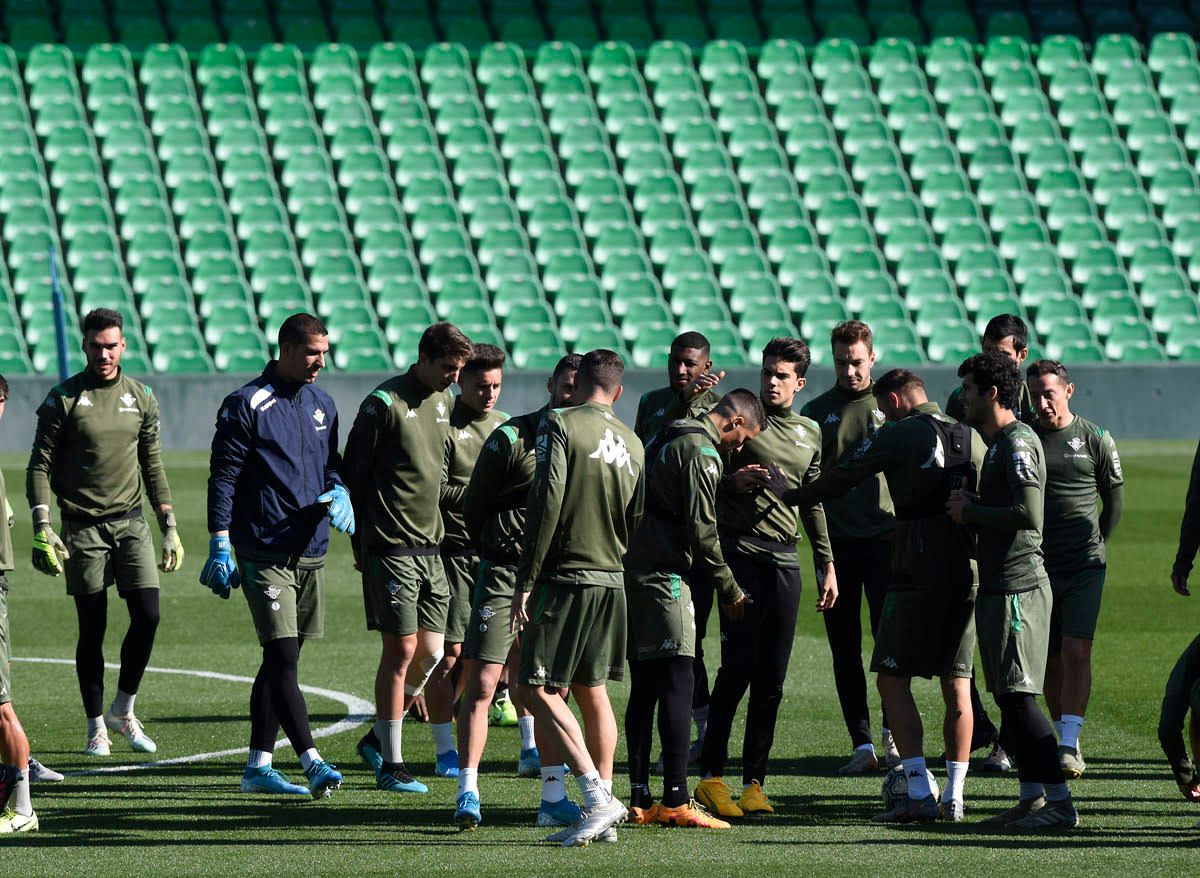  Entrenamiento del Betis en la presente semana..