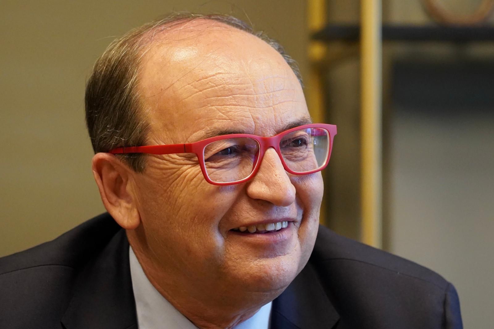 José Castro, en la rueda de prensa.