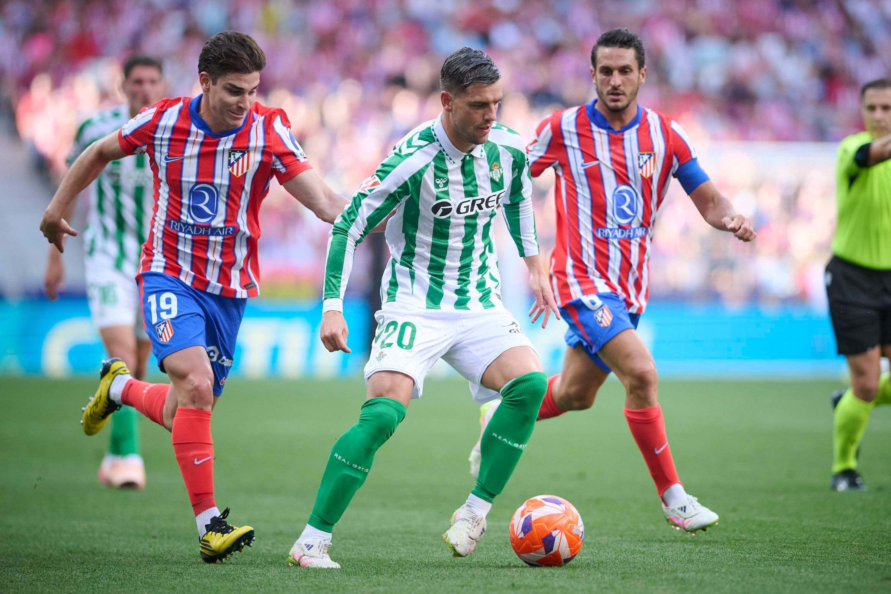  Lo Celso, en el Atlético-Betis