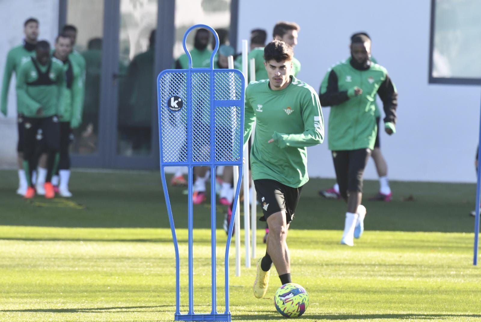  Juan Cruz, en el entrenamiento