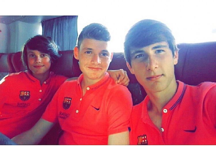  Juan Miranda y Rodri en La Masía.