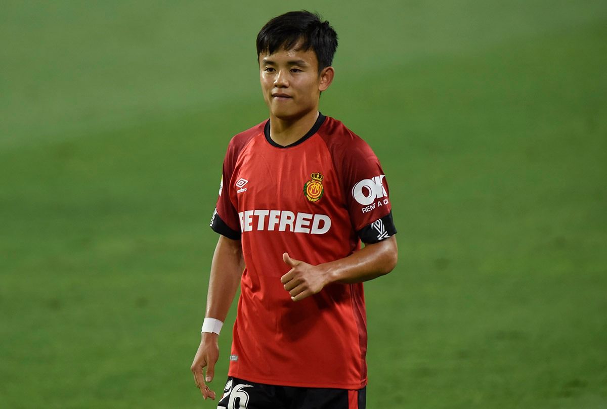 Kubo, en el Sevilla-Mallorca.