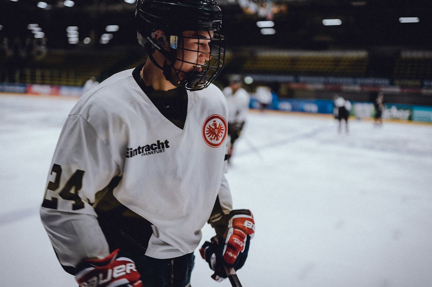 La sección de hockey hielo del Eintracht.