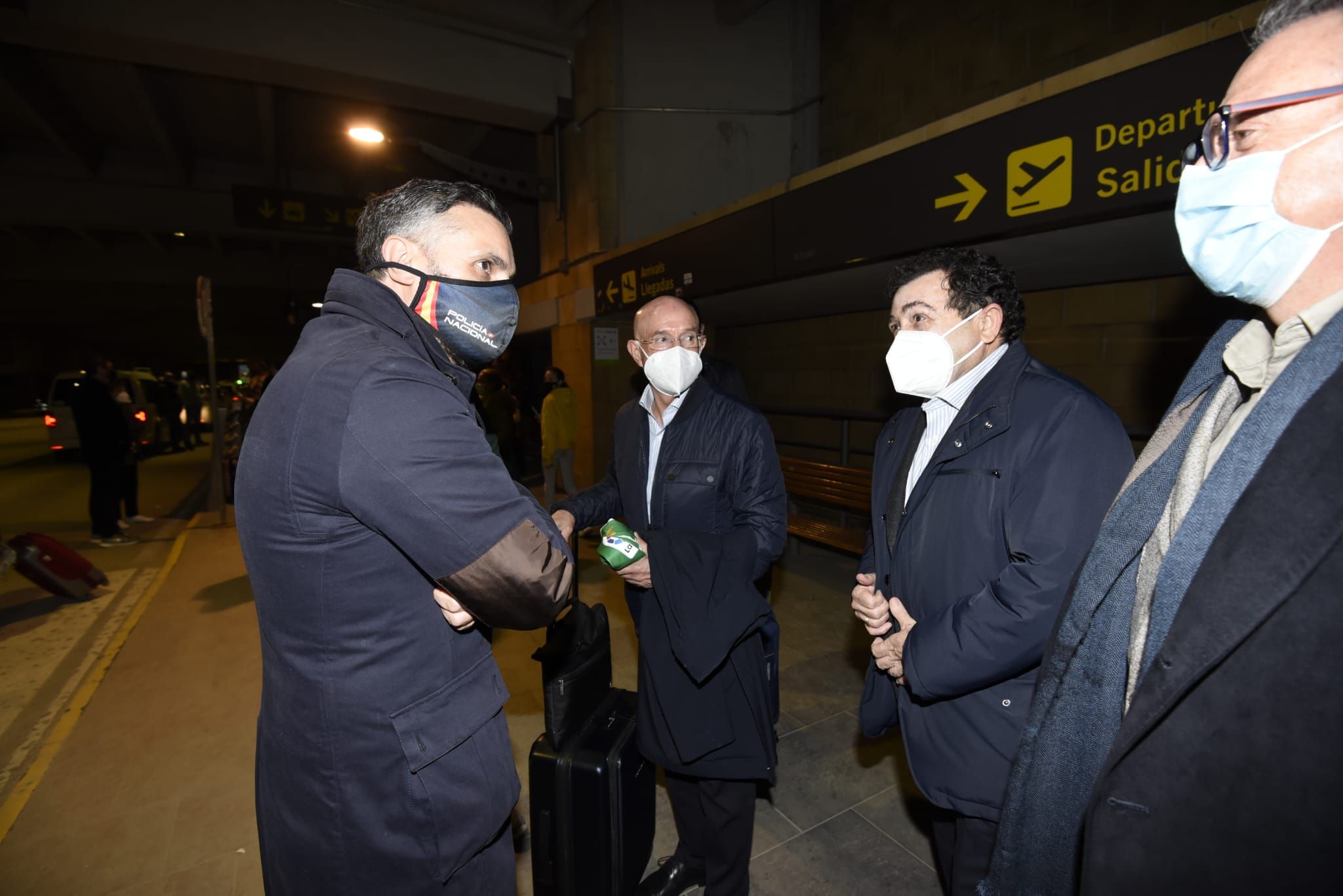  Serra Ferrer, a su llegada a Sevilla el pasado jueves.