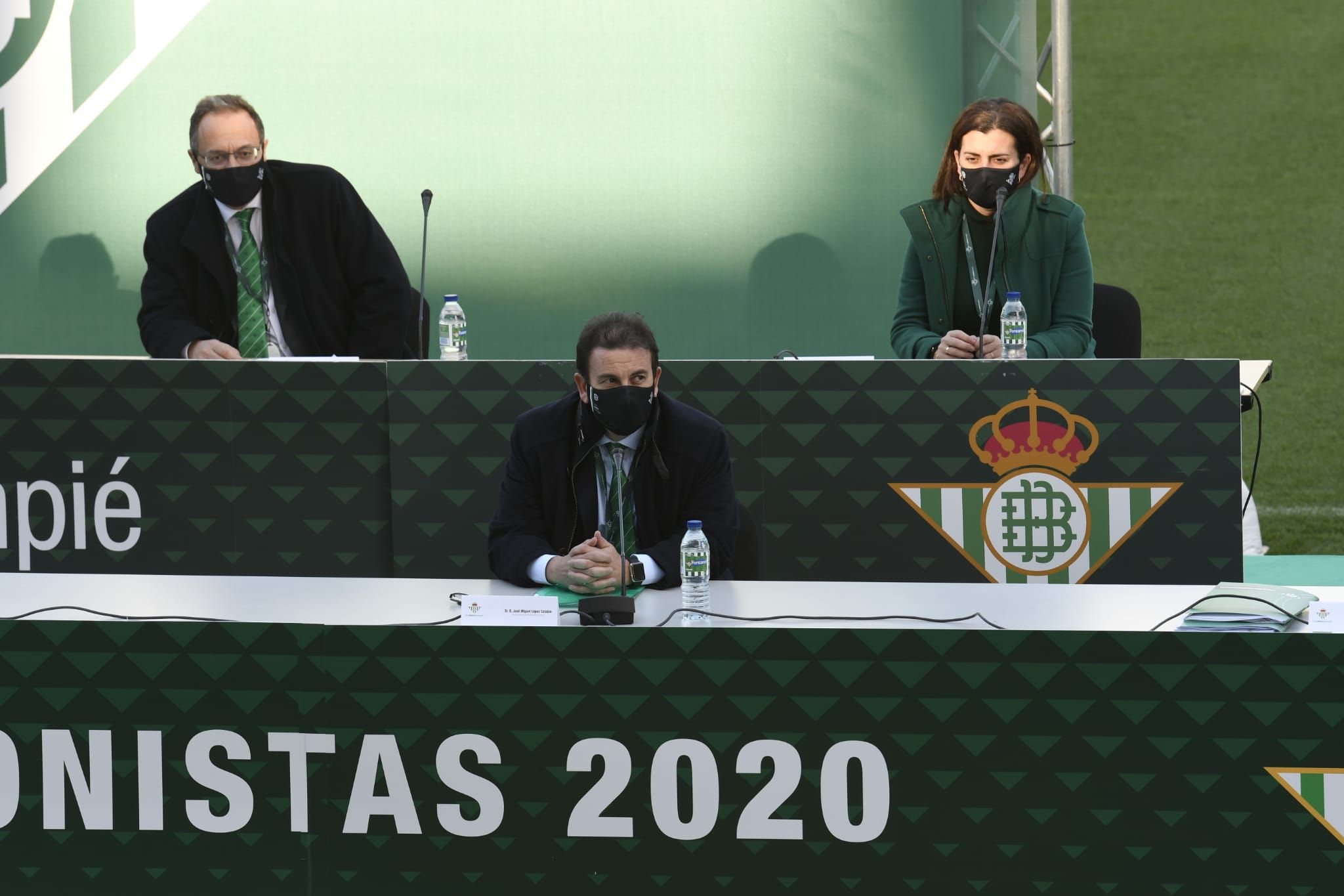 López Catalán, en la Junta 2020.