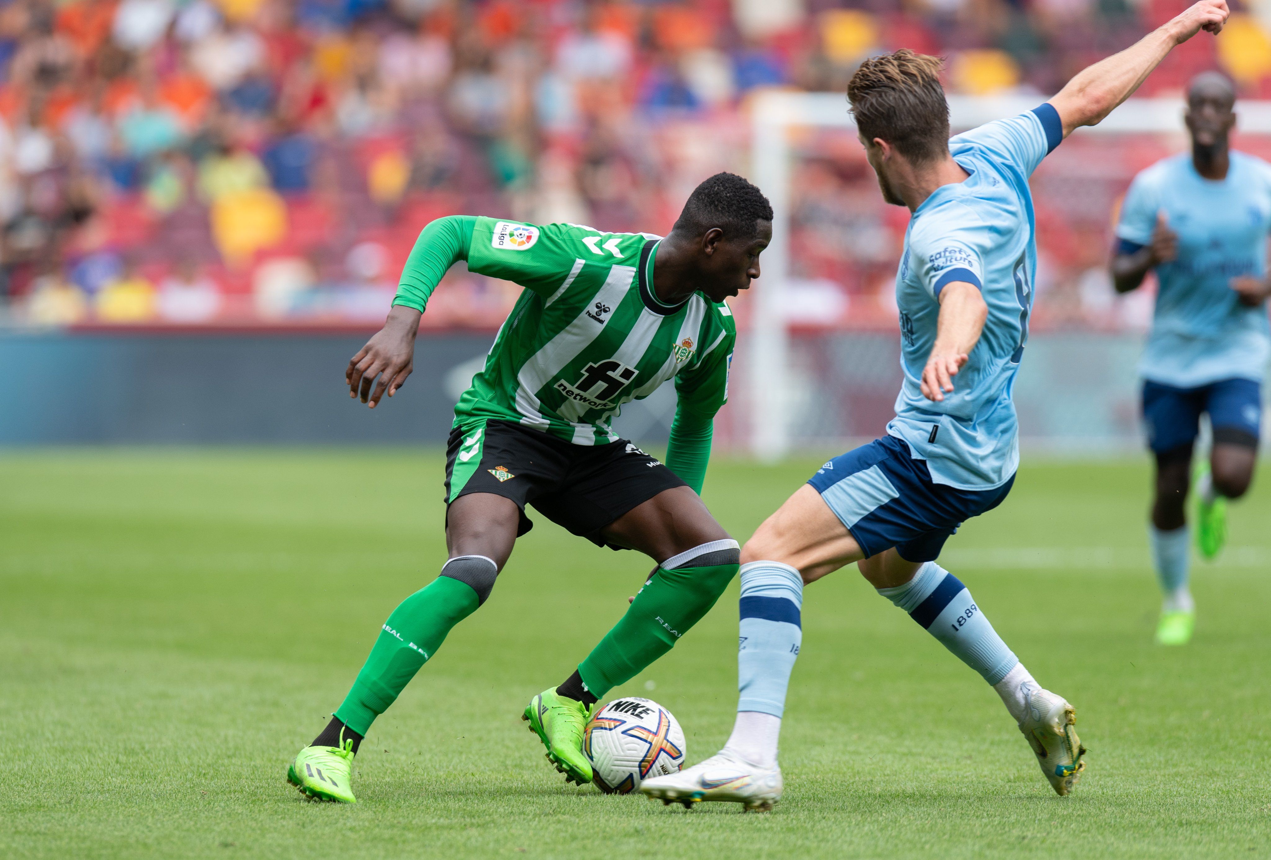  Luiz Henrique, en el Brentford-Betis.