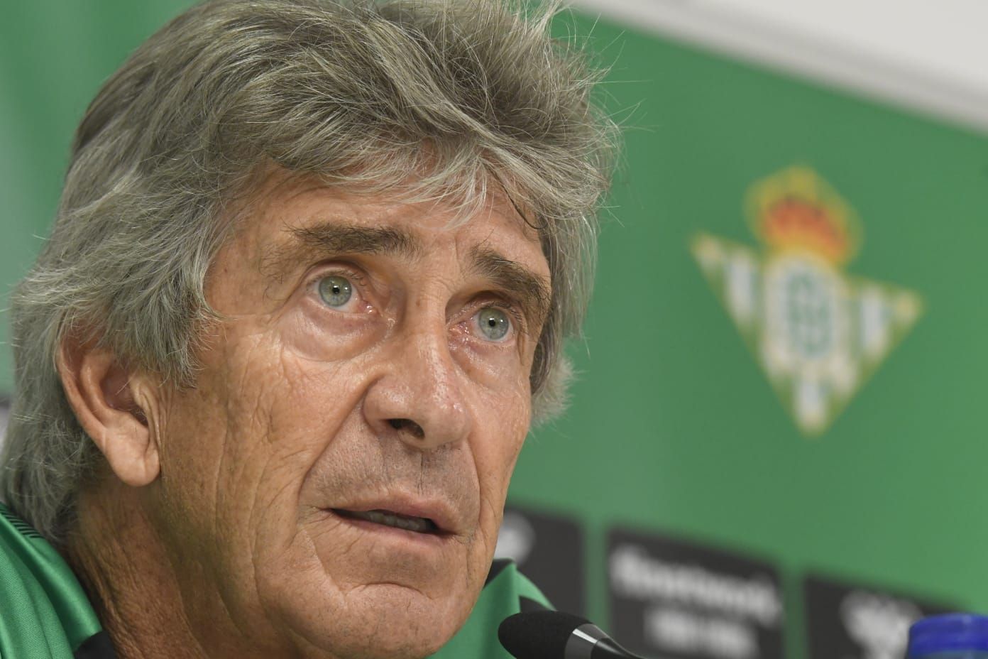 Manuel Pellegrini, en sala de prensa