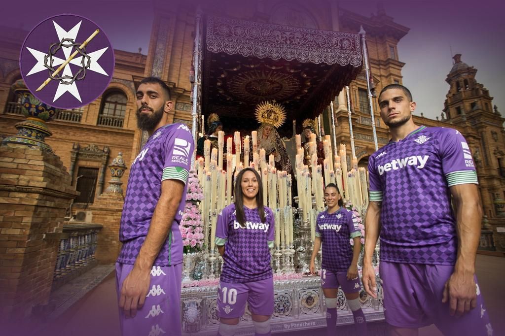  Más memes de la segunda equipación con el palio de la Hermandad del Valle.