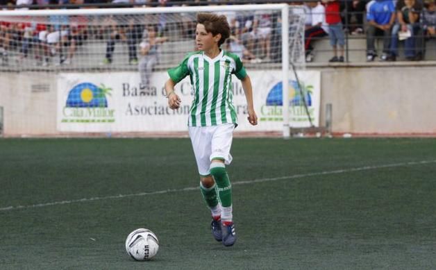  Juan Miranda, en su etapa en la cantera del Betis.