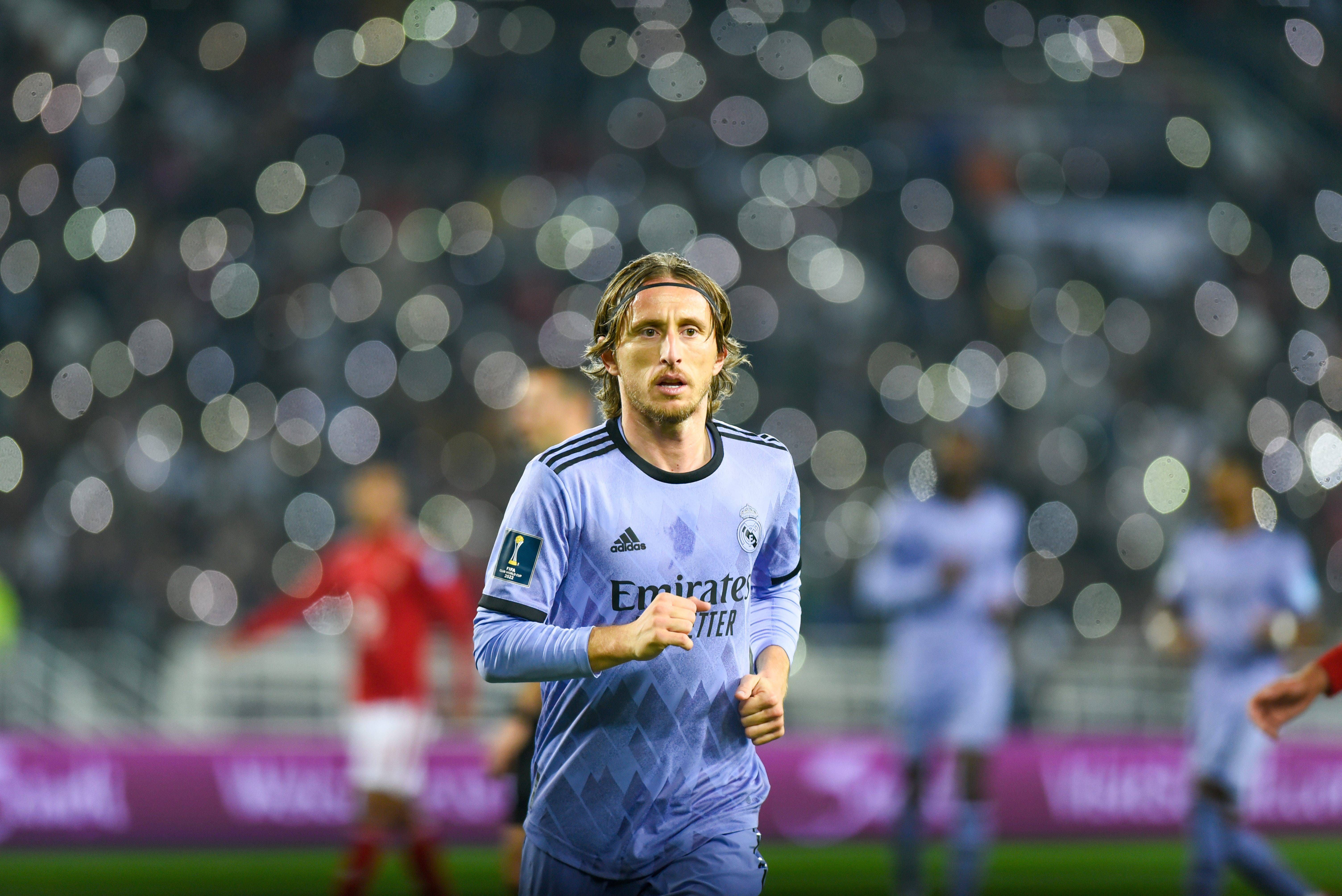  Luka Modric, durante el Mundial de Clubes 2023 con el Real Madrid.
