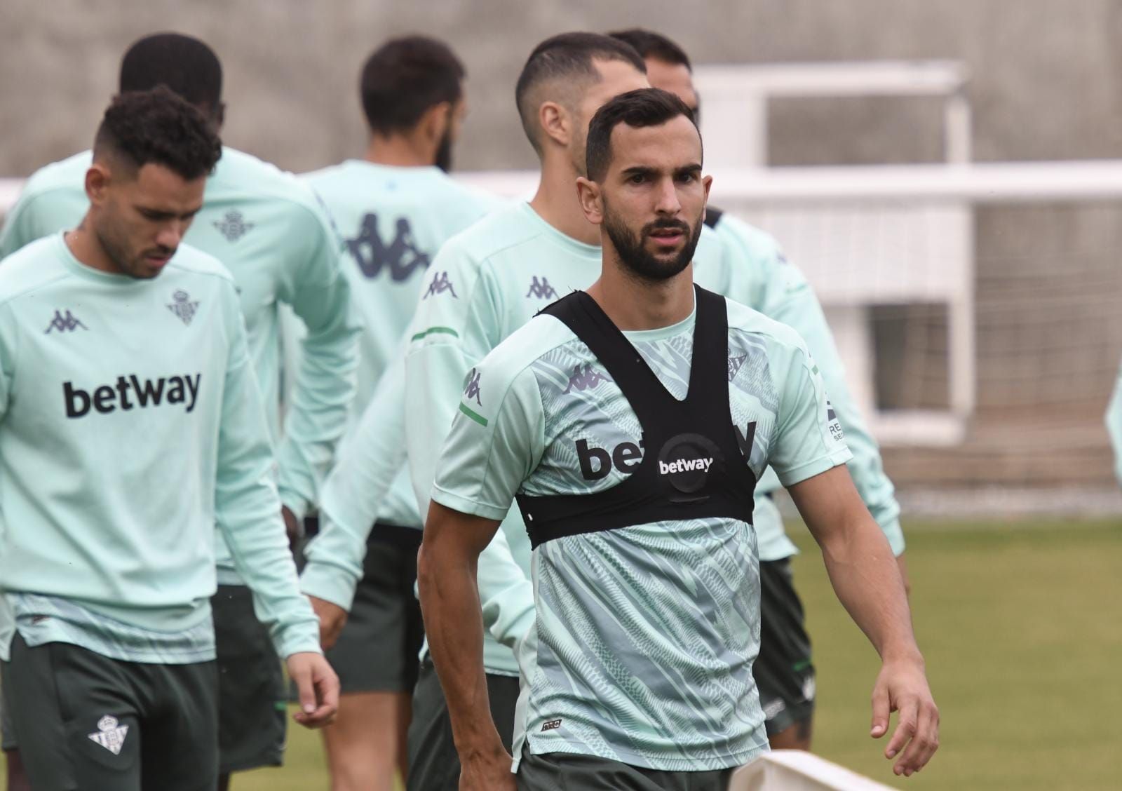  Montoya, en el entrenamiento del Betis.