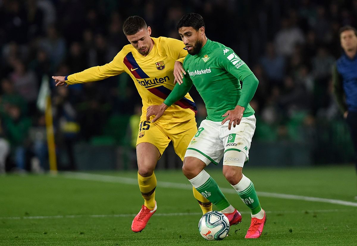  Nabil Fekir, ante el FC Barcelona.