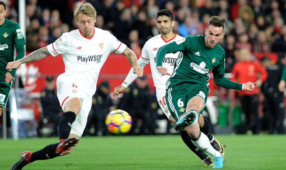  Fabián Ruiz en el derbi de 2018.