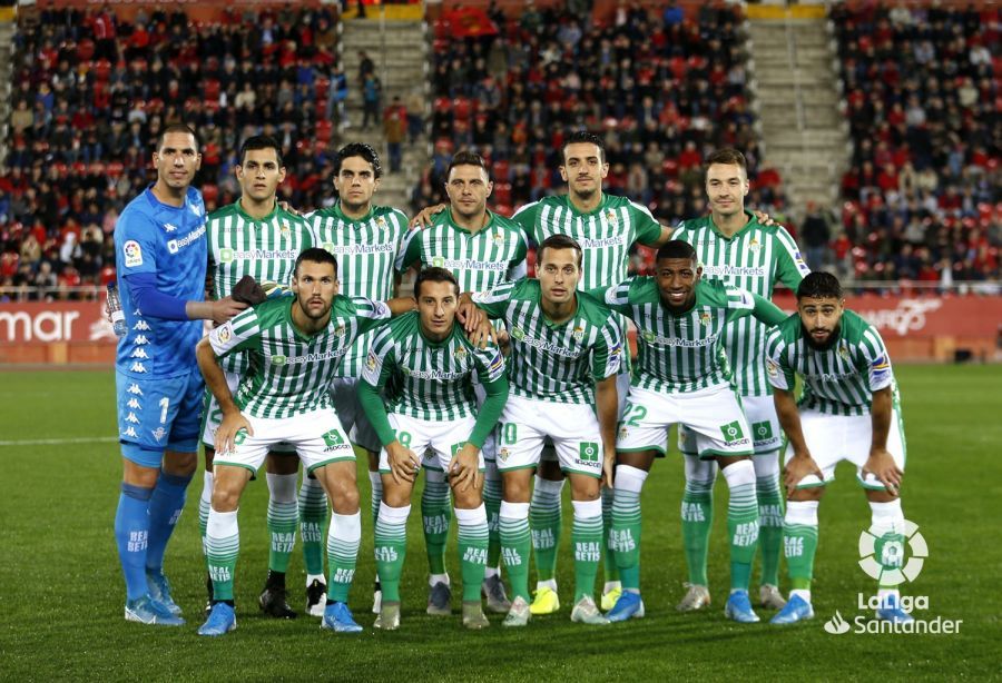 Once del Betis ante el Mallorca.