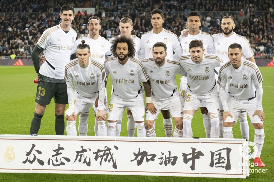 Once del Real Madrid ante el Celta.