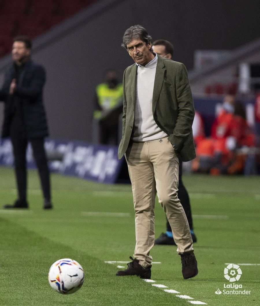  Pellegrini, en el duelo entre Atlético y Betis.