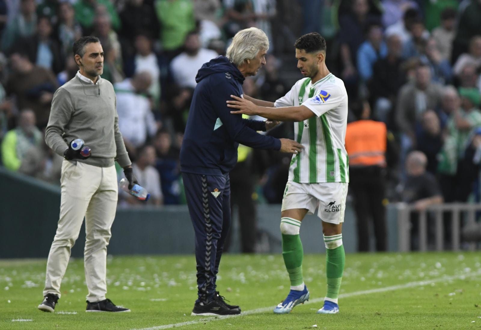 Pellegrini, en el Betis-Mallorca.