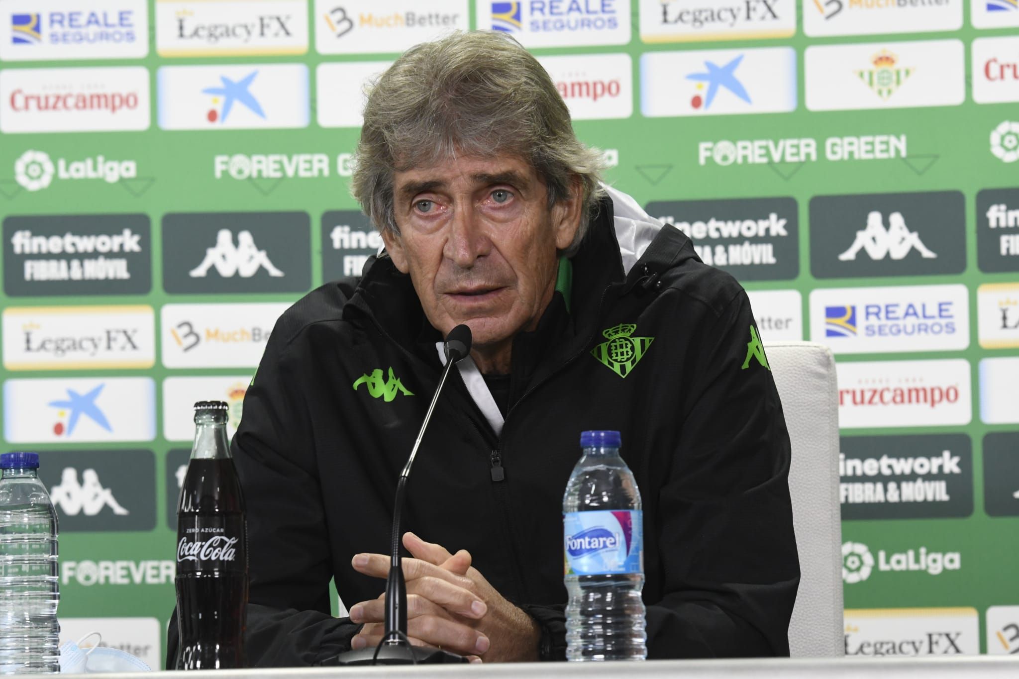  Pellegrini en la rueda de prensa