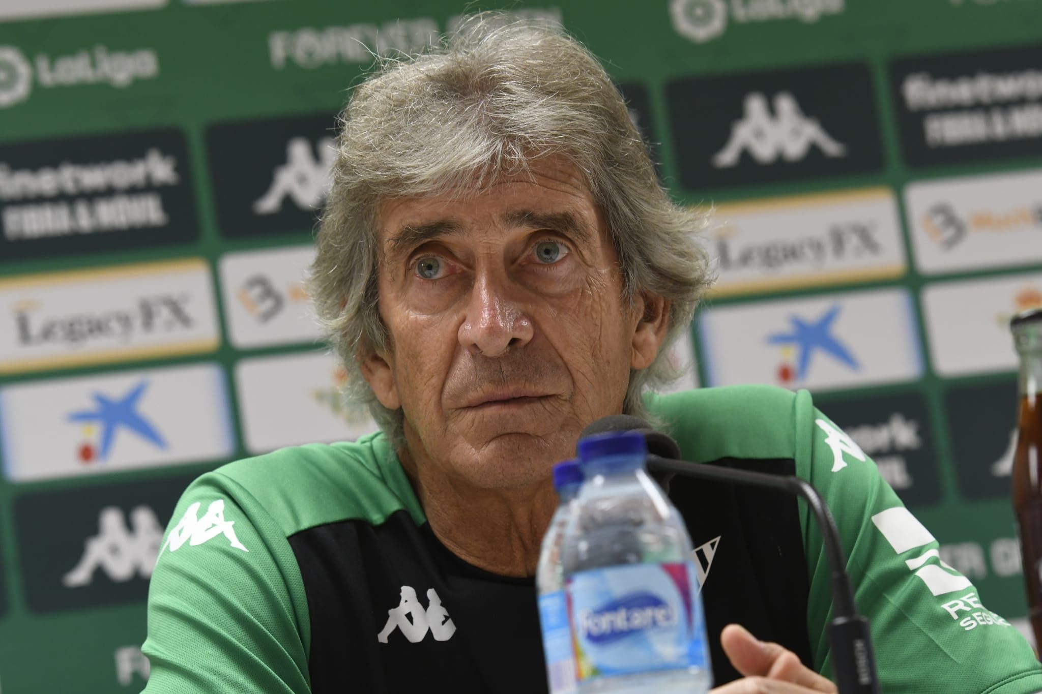  Pellegrini, en la rueda de prensa previa al partido ante el Villarreal.