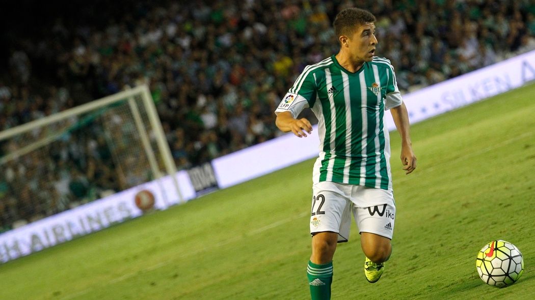 Francisco Portillo con el Betis.